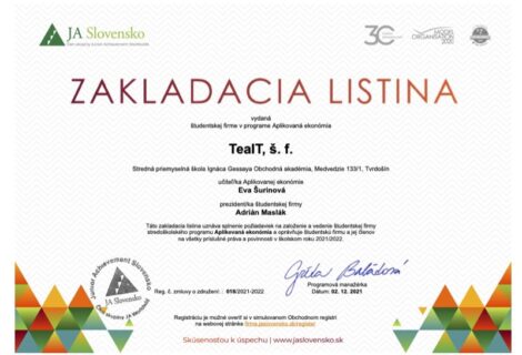 Študentská firma TeaIT ponúka …