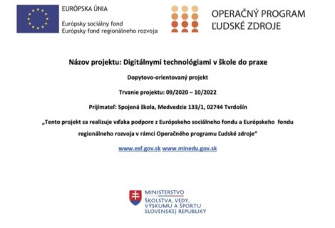 Digitálnymi technológiami v škole do praxe